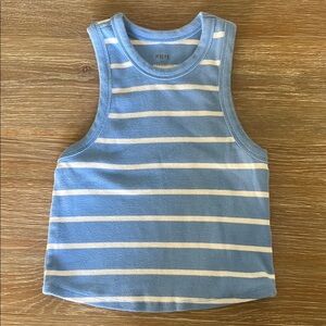 Blue and White Anthropologie Tank